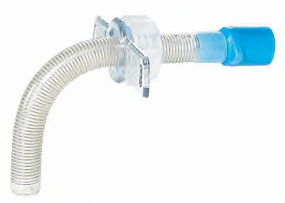 Зміцнена трахеостомічна трубка з регульованим фланцем без манжети, розмір 9,0, Sumi